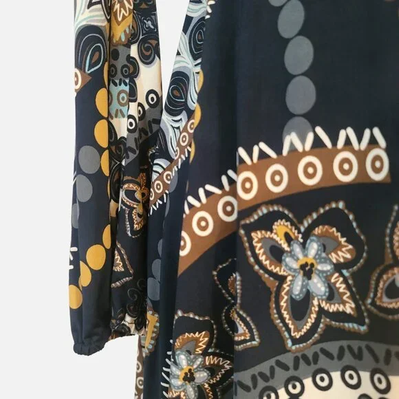 Charlotte Russe Multi-Colored Pattern Midi Dress - S - Picture 5 of 11